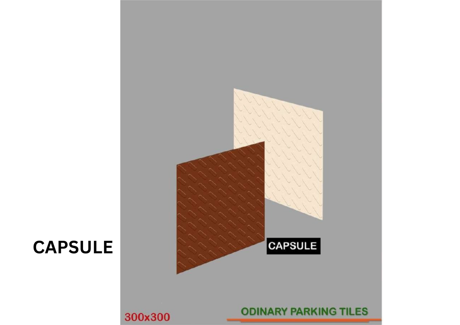 Capsule Pattern Tile Floor tile - Capsule - Buildsy