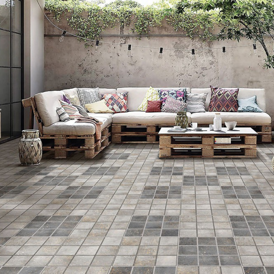 Floor tile - Mosaic Brown