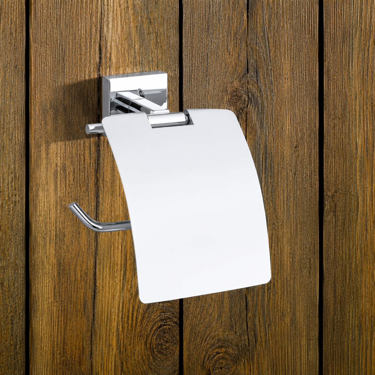 Sheet Paper Holder Square - CHROME FINISH