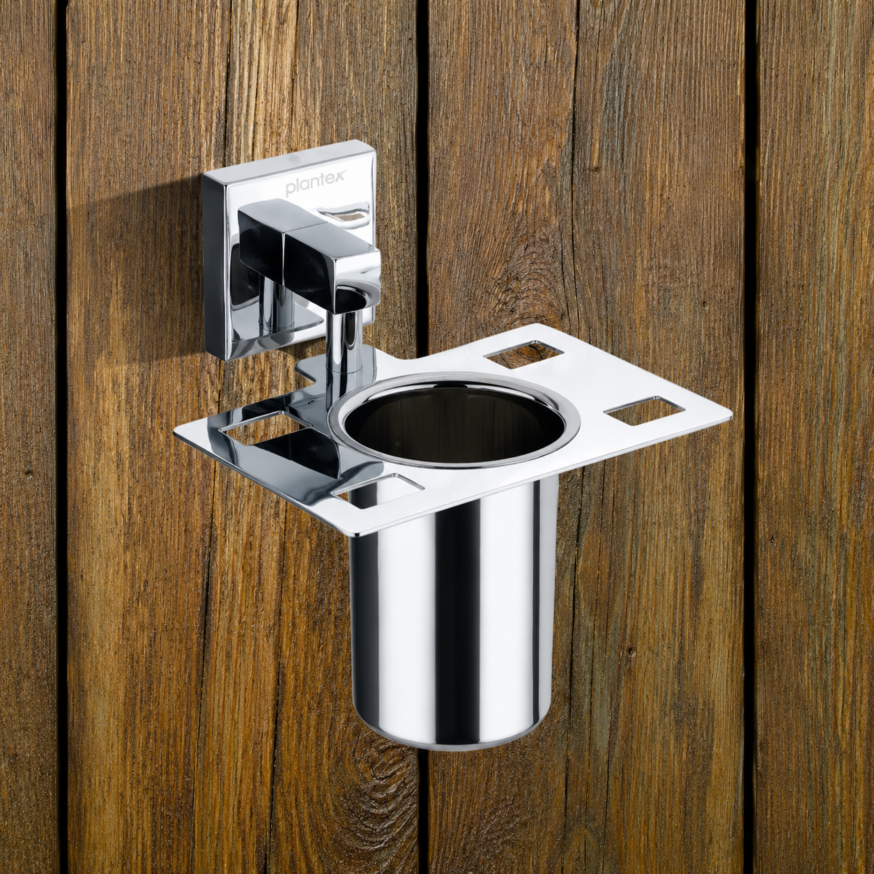 Tumbler Holder Square - CHROME FINISH